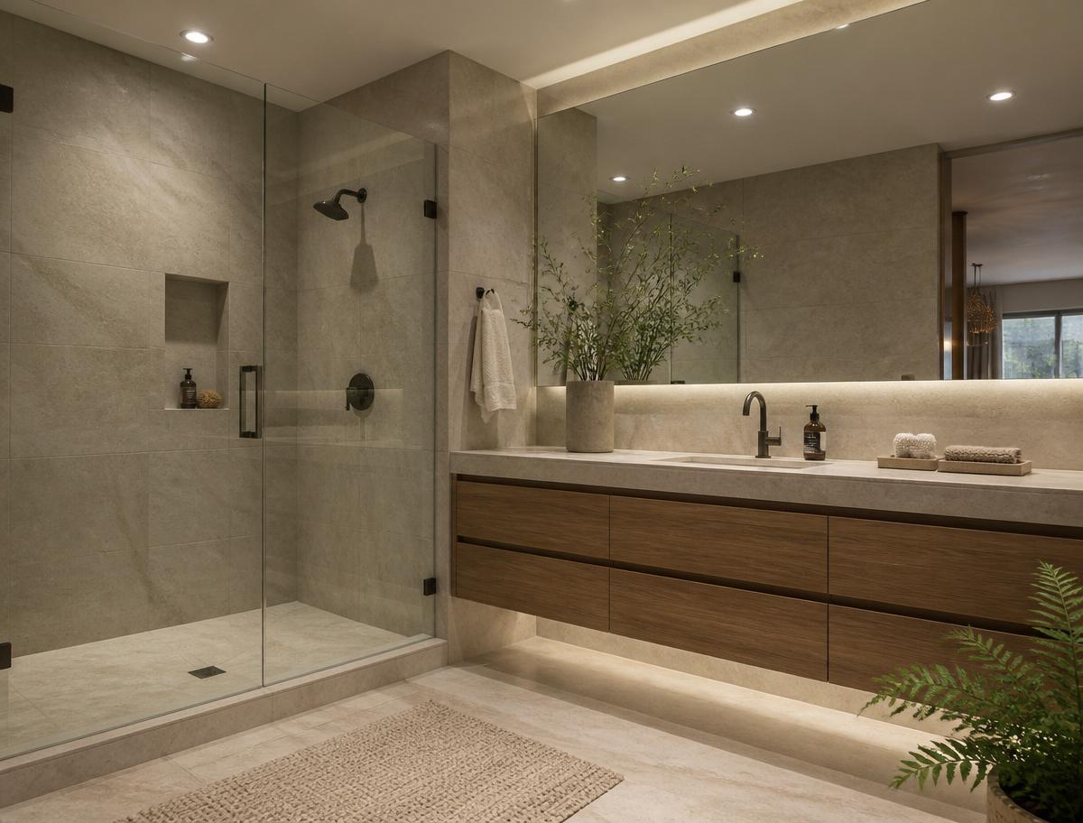 Baño reformado y puesto en valor
